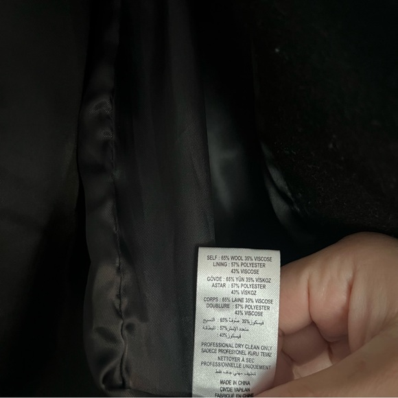 Opening Ceremony Appalachian Trail Embroidered Varsity Jacket in Black Red Small - Picture 5 of 5